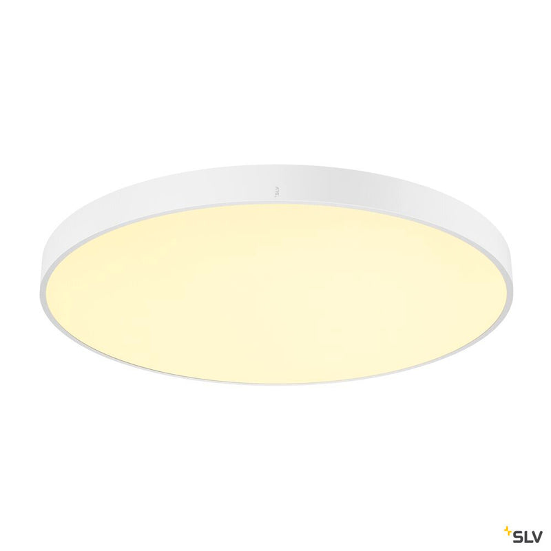 SLV 1007313 MEDO® PRO 90, ceiling-mounted light, round, 3000/4000 K, 74 W, trailing-edge phase, 80°, UGR <19, white