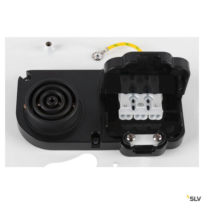 SLV 1007313 MEDO® PRO 90, ceiling-mounted light, round, 3000/4000 K, 74 W, trailing-edge phase, 80°, UGR <19, white