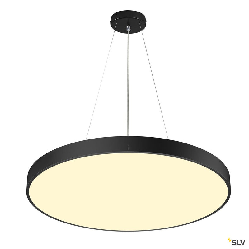 SLV 1007314 MEDO® PRO 90, ceiling-mounted light, round, 3000/4000 K, 74 W, trailing-edge phase, 110°, black