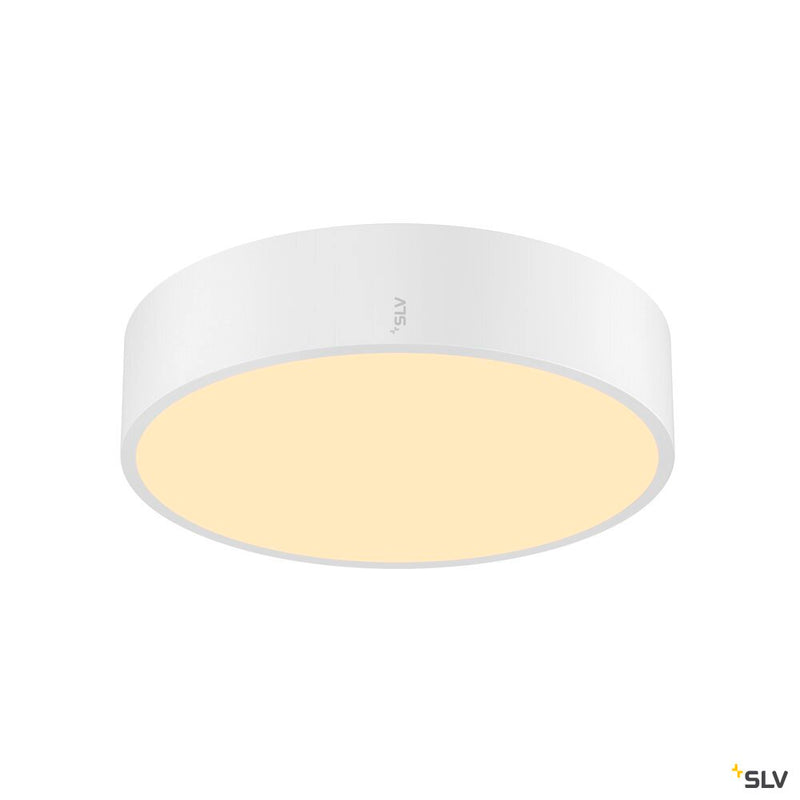 SLV 1007317 MEDO® 30, wall- and ceiling-mounted light, round, 2700/3000/4000 K, 12 W, trailing-edge phase, 110°, white