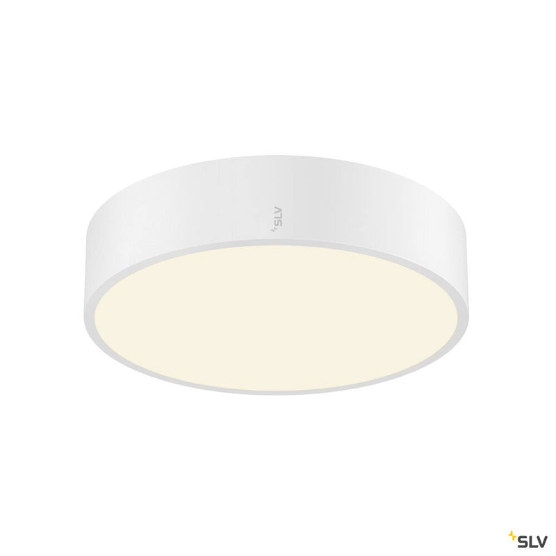 SLV 1007317 MEDO® 30, wall- and ceiling-mounted light, round, 2700/3000/4000 K, 12 W, trailing-edge phase, 110°, white