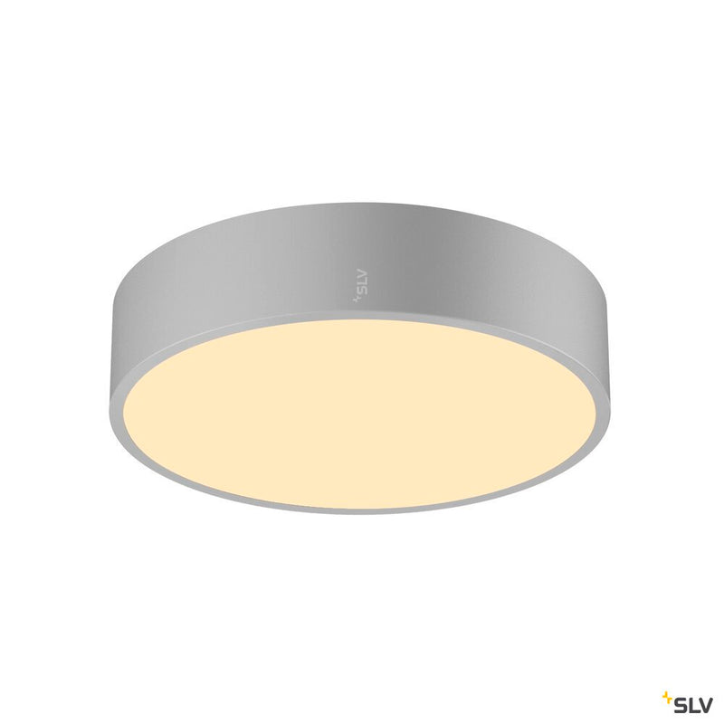 SLV 1007318 MEDO® 30, wall- and ceiling-mounted light, round, 2700/3000/4000 K, 12 W, trailing-edge phase, 110°, grey