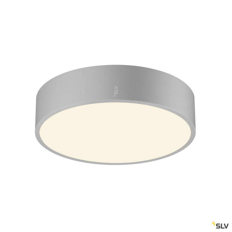 SLV 1007318 MEDO® 30, wall- and ceiling-mounted light, round, 2700/3000/4000 K, 12 W, trailing-edge phase, 110°, grey