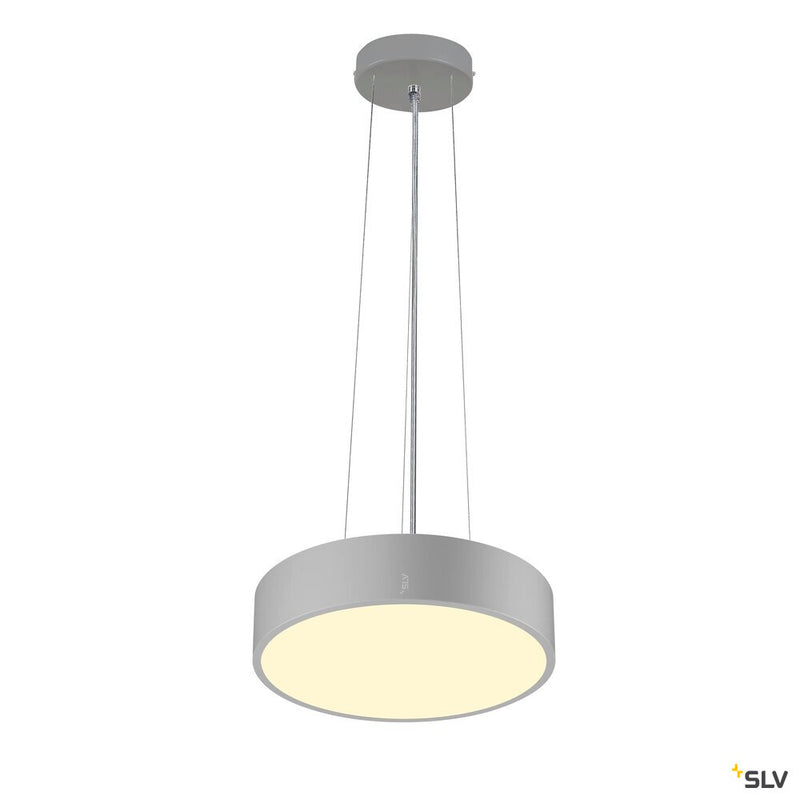 SLV 1007318 MEDO® 30, wall- and ceiling-mounted light, round, 2700/3000/4000 K, 12 W, trailing-edge phase, 110°, grey