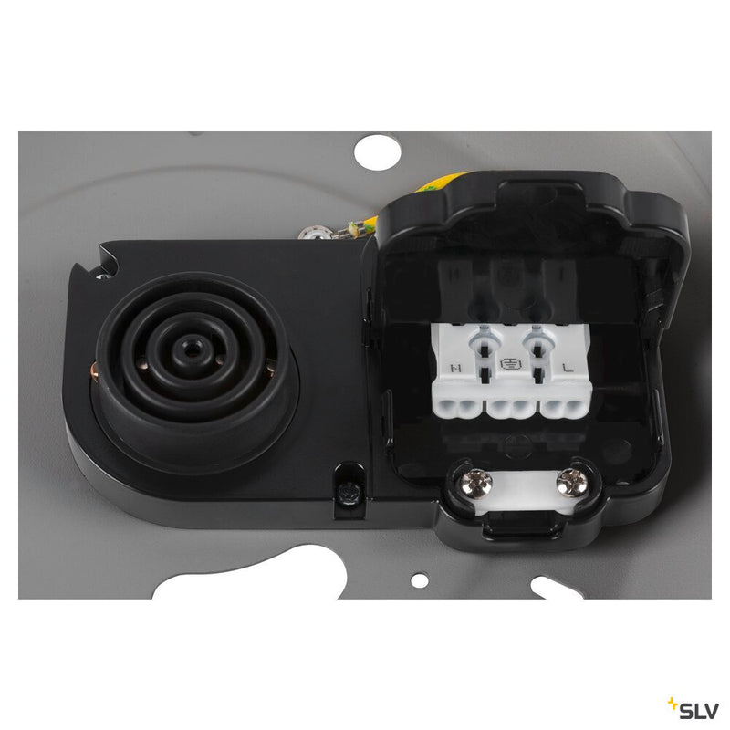 SLV 1007318 MEDO® 30, wall- and ceiling-mounted light, round, 2700/3000/4000 K, 12 W, trailing-edge phase, 110°, grey