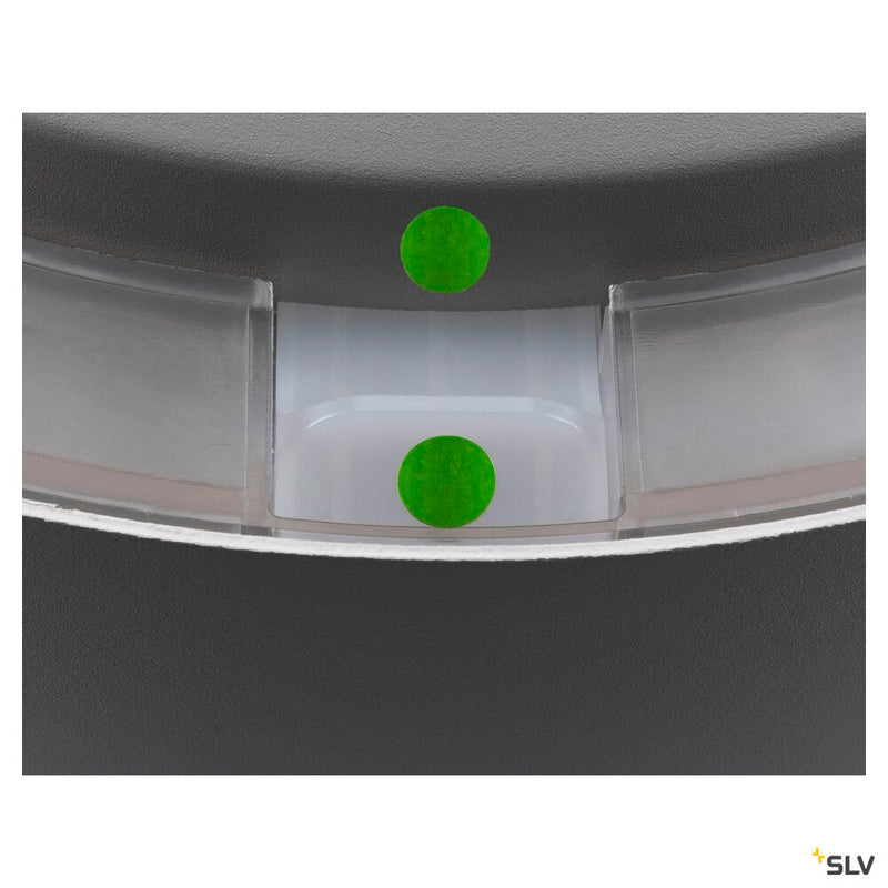 SLV 1007318 MEDO® 30, wall- and ceiling-mounted light, round, 2700/3000/4000 K, 12 W, trailing-edge phase, 110°, grey