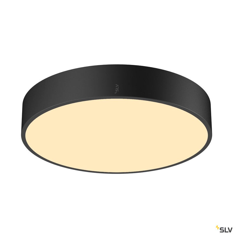 SLV 1007319 MEDO® 40, wall- and ceiling-mounted light, round, 2700/3000/4000 K, 20 W, trailing-edge phase, 110°, black