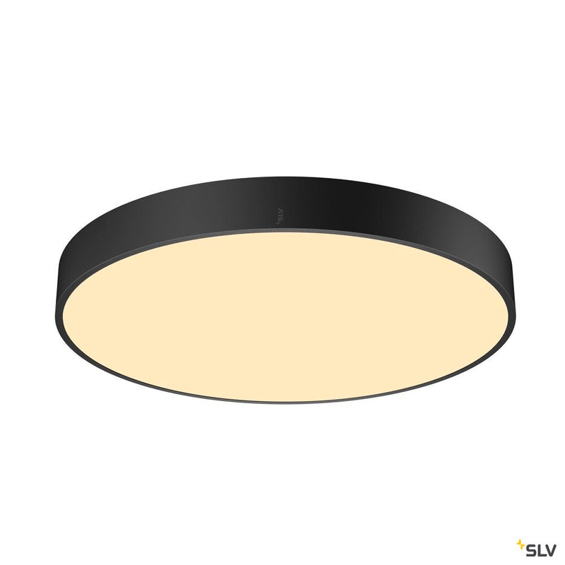 SLV 1007322 MEDO® 60, wall- and ceiling-mounted light, round, 2700/3000/4000 K, 39 W, trailing-edge phase, 110°, black