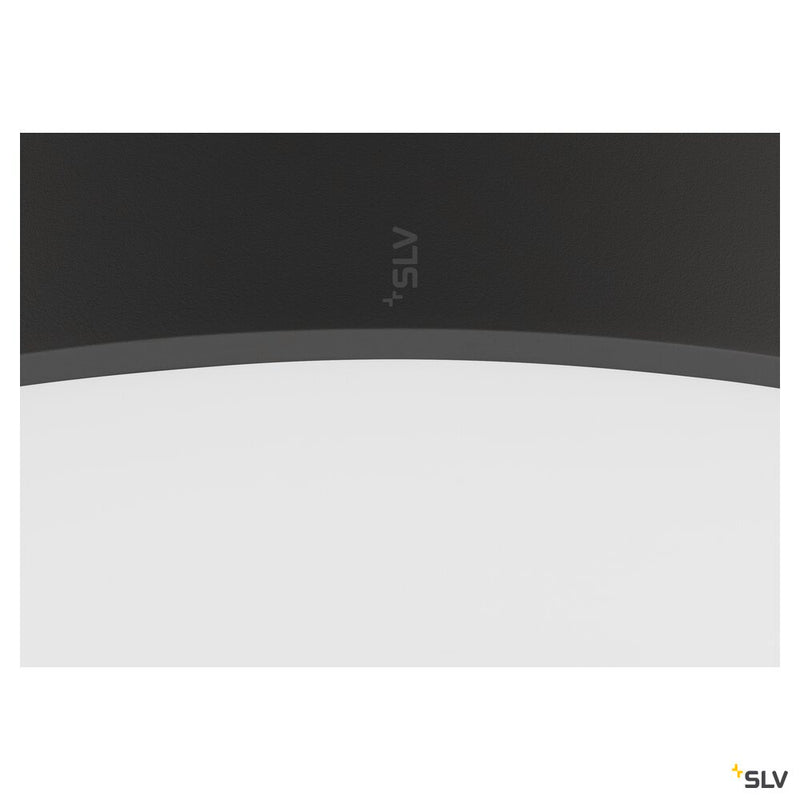 SLV 1007322 MEDO® 60, wall- and ceiling-mounted light, round, 2700/3000/4000 K, 39 W, trailing-edge phase, 110°, black
