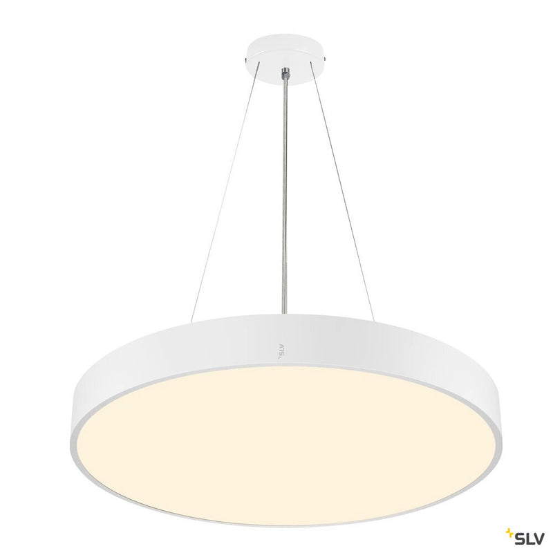 SLV 1007323 MEDO® 60, wall- and ceiling-mounted light, round, 2700/3000/4000 K, 39 W, trailing-edge phase, 110°, white