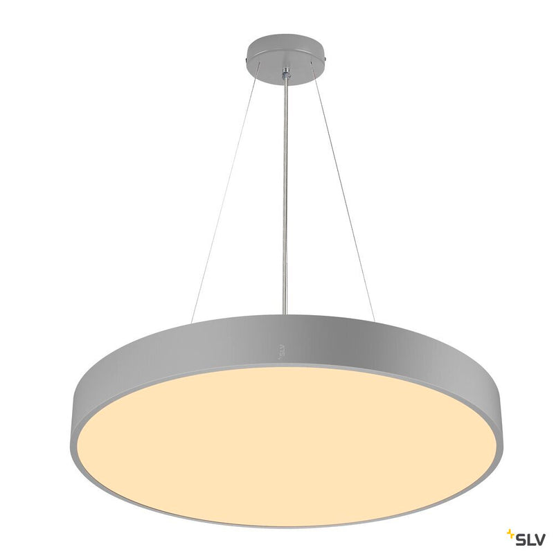 SLV 1007324 MEDO® 60, wall- and ceiling-mounted light, round, 2700/3000/4000 K, 39 W, trailing-edge phase, 110°, grey