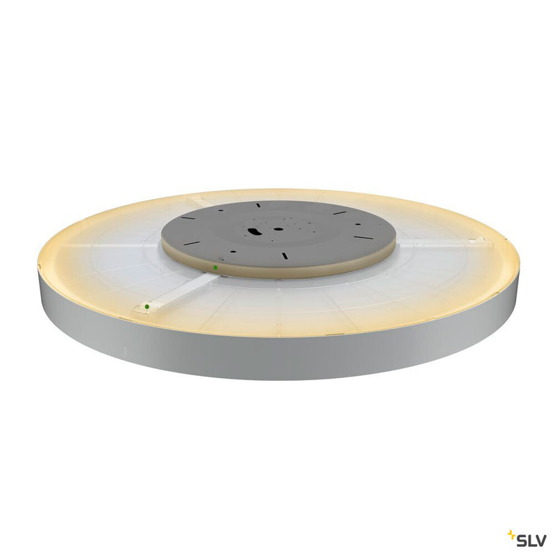 SLV 1007327 MEDO® 90, ceiling-mounted light, round, 2700/3000/4000 K, 79 W, trailing-edge phase, 110°, grey