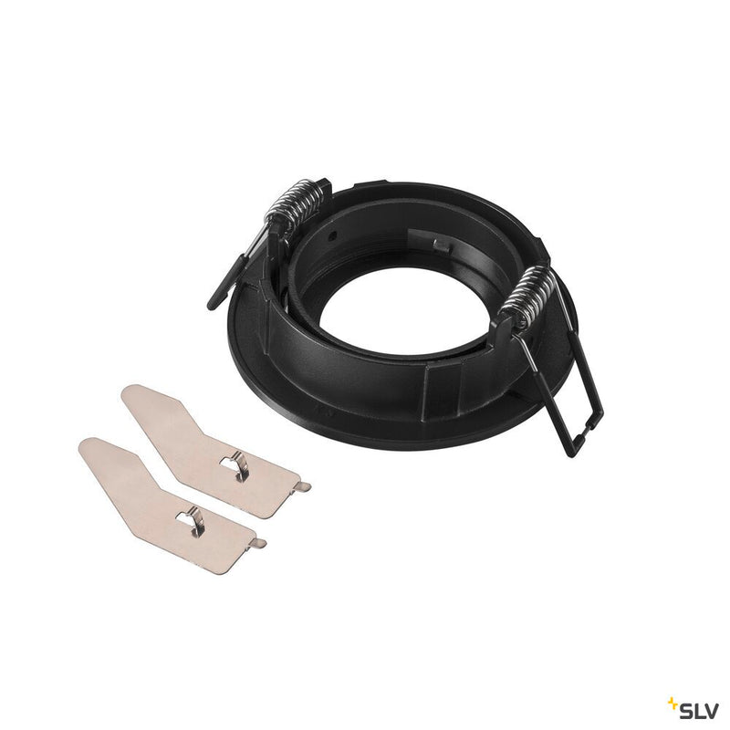 SLV 1007332 NEW TRIA® 68, ceiling installation ring, D: 8.2 H: 2.6 cm, IP 20, black