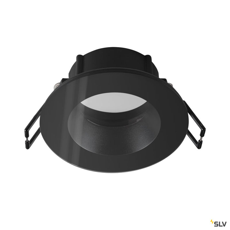 SLV 1007336 NEW TRIA® 68, ceiling installation ring, D: 8.3 H: 3.55 cm, IP 65, incl. glass, black