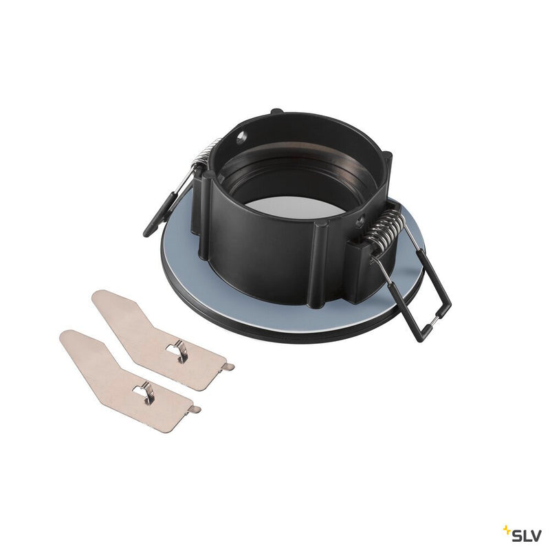 SLV 1007336 NEW TRIA® 68, ceiling installation ring, D: 8.3 H: 3.55 cm, IP 65, incl. glass, black