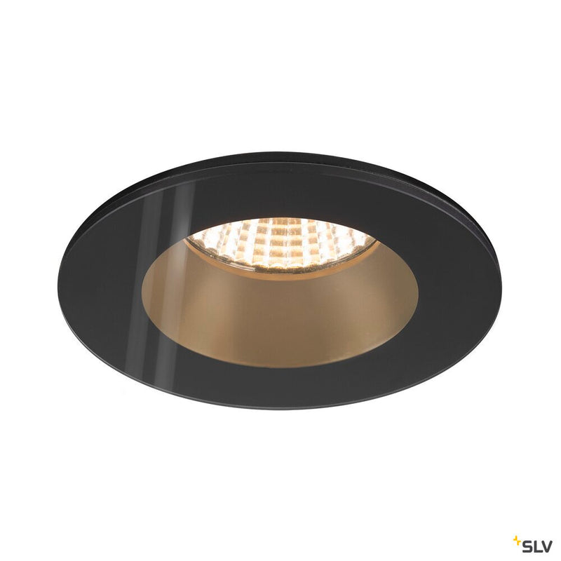 SLV 1007336 NEW TRIA® 68, ceiling installation ring, D: 8.3 H: 3.55 cm, IP 65, incl. glass, black