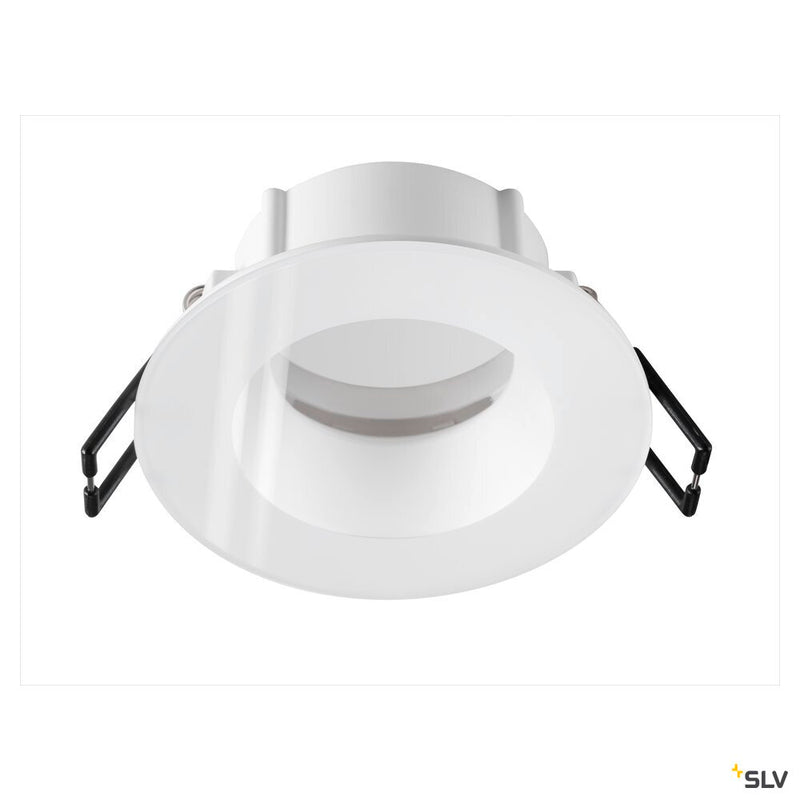 SLV 1007337 NEW TRIA® 68, ceiling installation ring, D: 8.3 H: 3.55 cm, IP 65, incl. glass, white