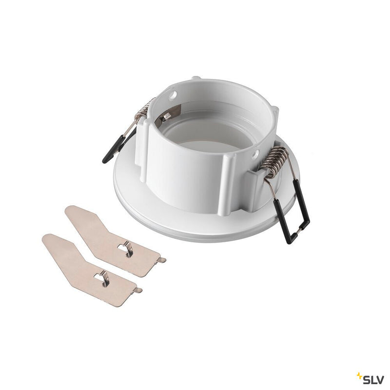 SLV 1007337 NEW TRIA® 68, ceiling installation ring, D: 8.3 H: 3.55 cm, IP 65, incl. glass, white
