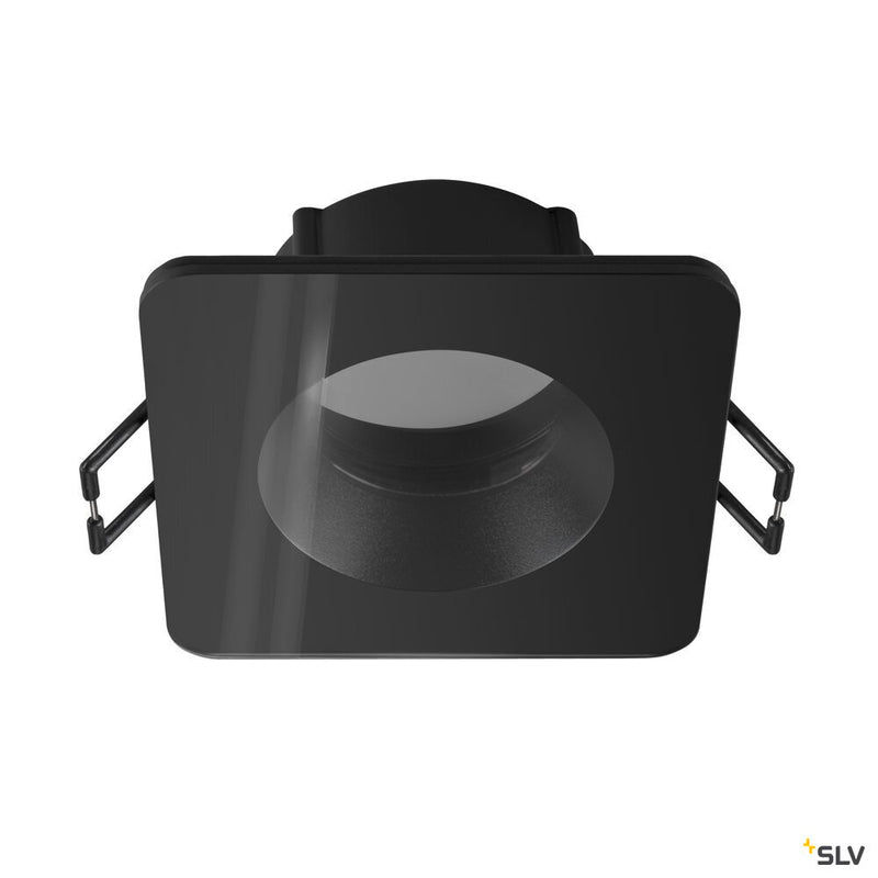 SLV 1007338 NEW TRIA® 68, ceiling installation ring, L: 8.3 W: 8.3 H: 3.55 cm, IP 65, incl. glass, black