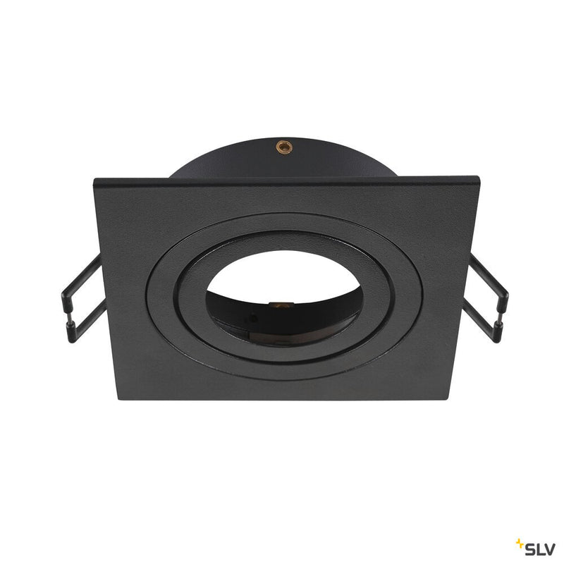 SLV 1007340 NEW TRIA® 75, ceiling installation ring, L: 9 W: 9 H: 2.6 cm, IP 20, black