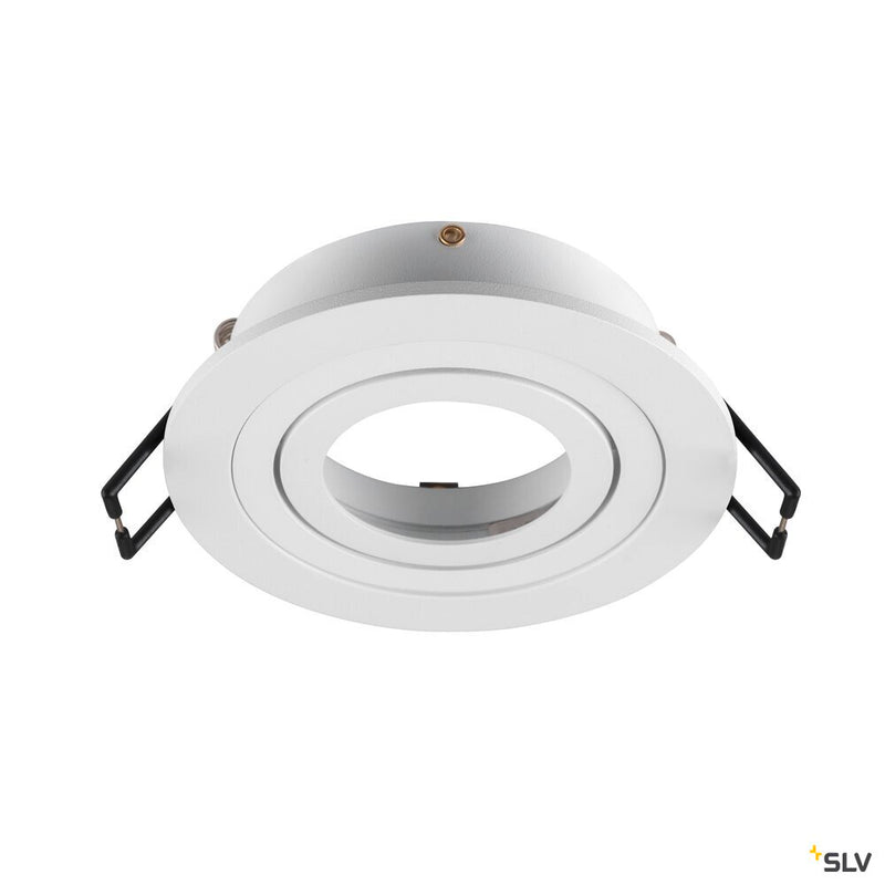 SLV 1007342 NEW TRIA® 75, ceiling installation ring, D: 9.3 H: 2.6 cm, IP 20, white