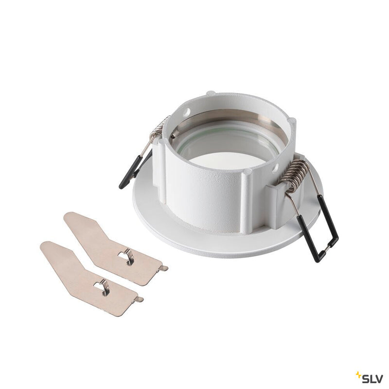 SLV 1007346 NEW TRIA® 68, ceiling installation ring, D: 8.2 H: 3.4 cm, IP 65, white