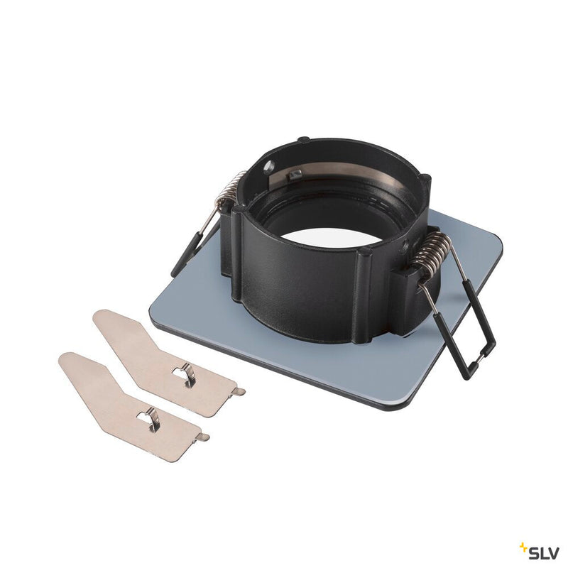 SLV 1007347 NEW TRIA® 68, ceiling installation ring, L: 8.2 W: 8.2 H: 3.4 cm, IP 65, black