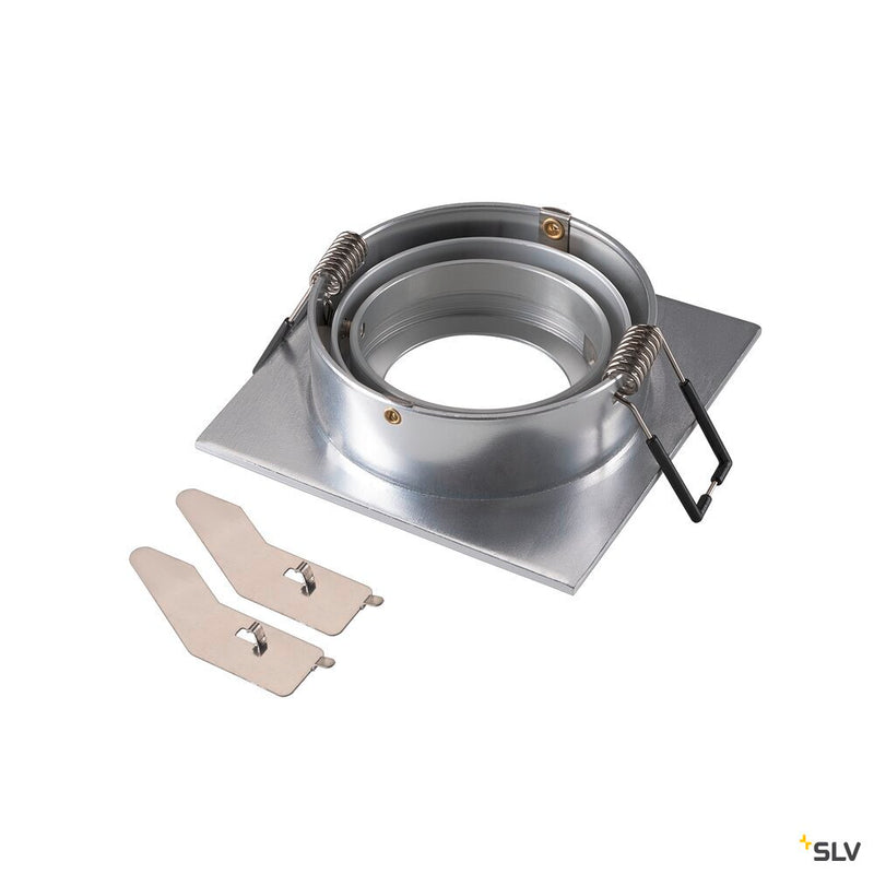 SLV 1007350 NEW TRIA® 75, ceiling installation ring, L: 9 W: 9 H: 2.6 cm, IP 20, aluminium