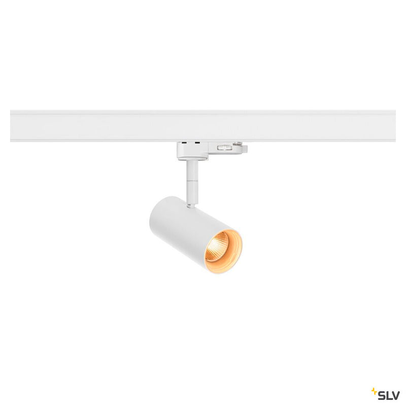 SLV 1007356 NOBLO® SPOT, 3~ spot, round, 2000-3000 K, 8.4 W, dim-to-warm, trailing-edge phase, 36°, white