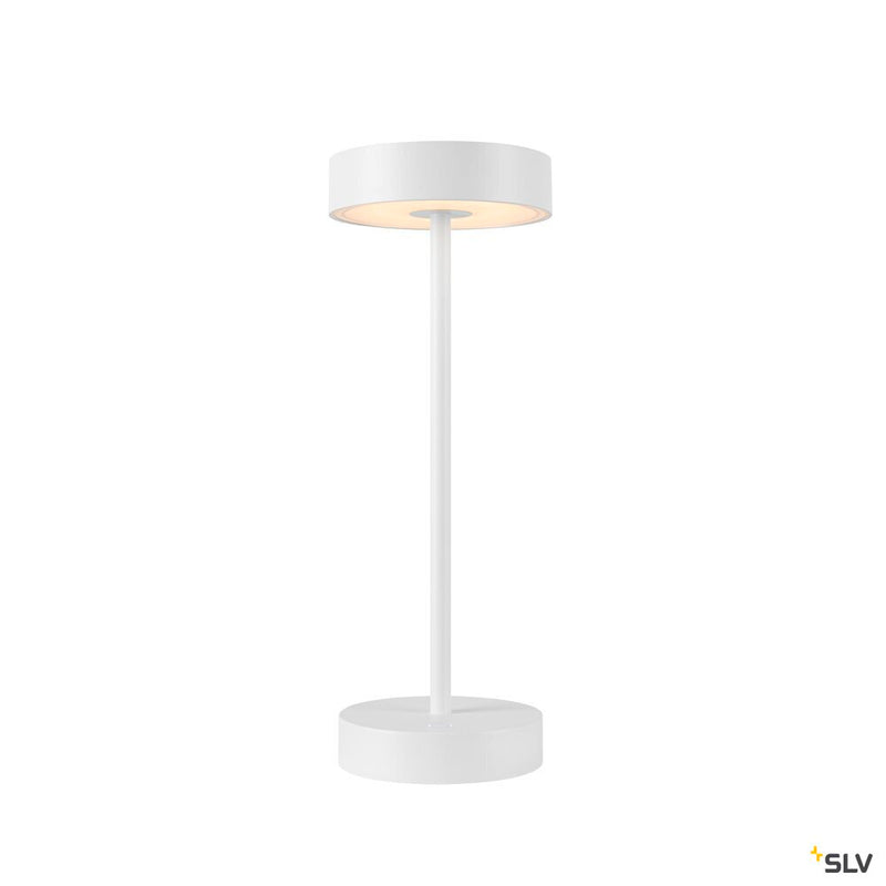 SLV 1007360 VINOLINA, table lamp, battery, IP54, 2700/3000 K, TOUCH, white