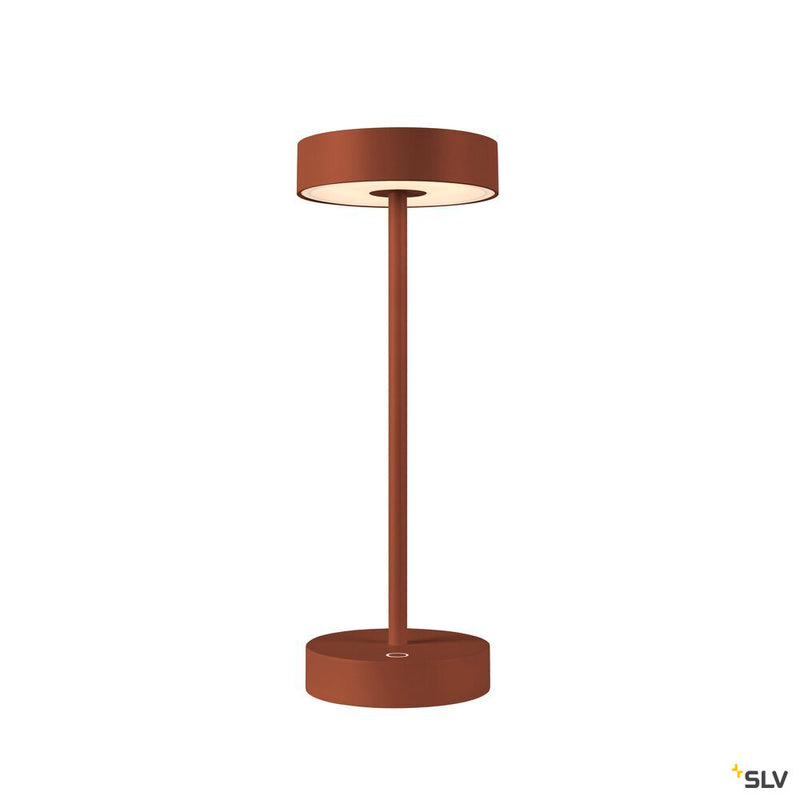 SLV 1007361 VINOLINA, table lamp, battery, IP54, 2700/3000 K, TOUCH, rust