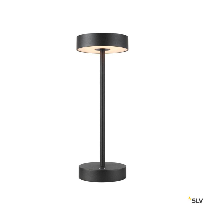 SLV 1007362 VINOLINA, table lamp, battery, IP54, 2700/3000 K, TOUCH, black