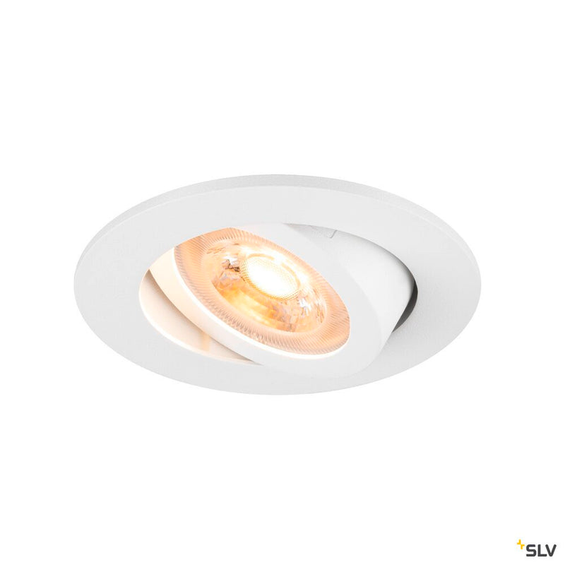 SLV 1007368 NEW TRIA® 68, recessed ceiling light, round, max. 10 W GU10, white