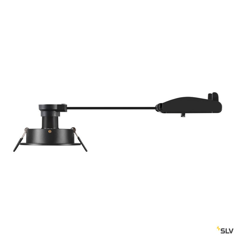 SLV 1007375 NEW TRIA® 75, recessed ceiling light, round, max. 10 W GU10, black