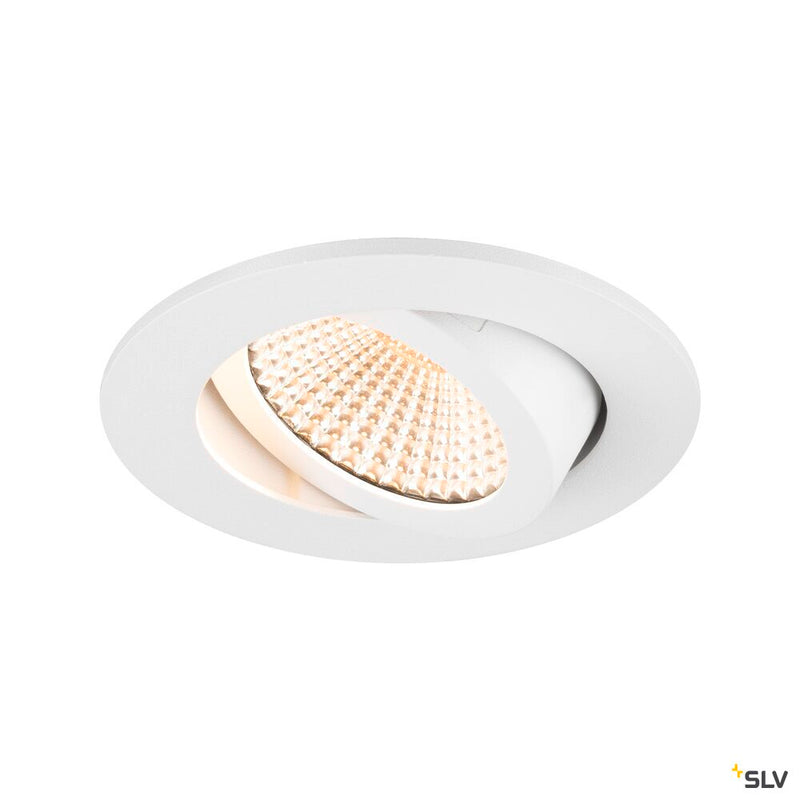 SLV 1007387 NEW TRIA® 68, recessed ceiling light, 2700 K, 60°, IP 20, round, white