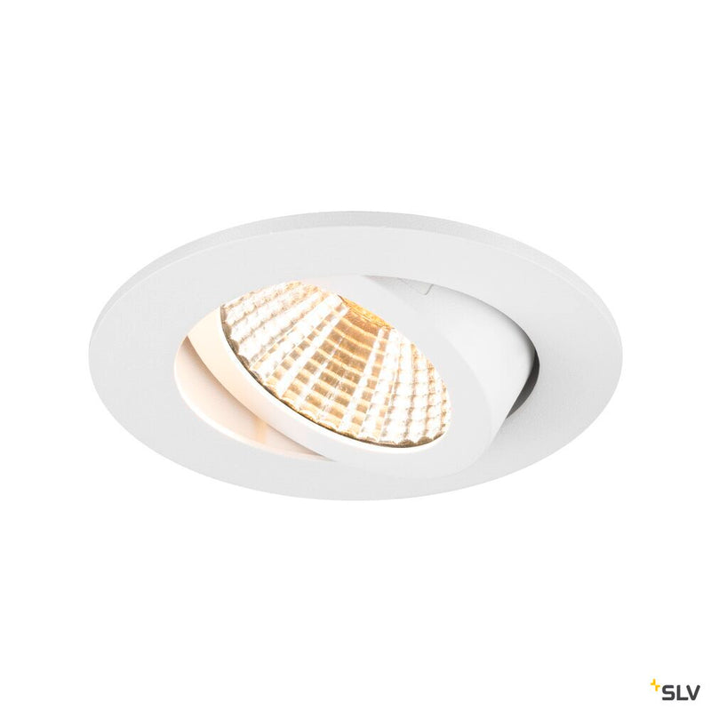 SLV 1007389 NEW TRIA® 68, recessed ceiling light, 3000 K, 38°, IP 20, round, white
