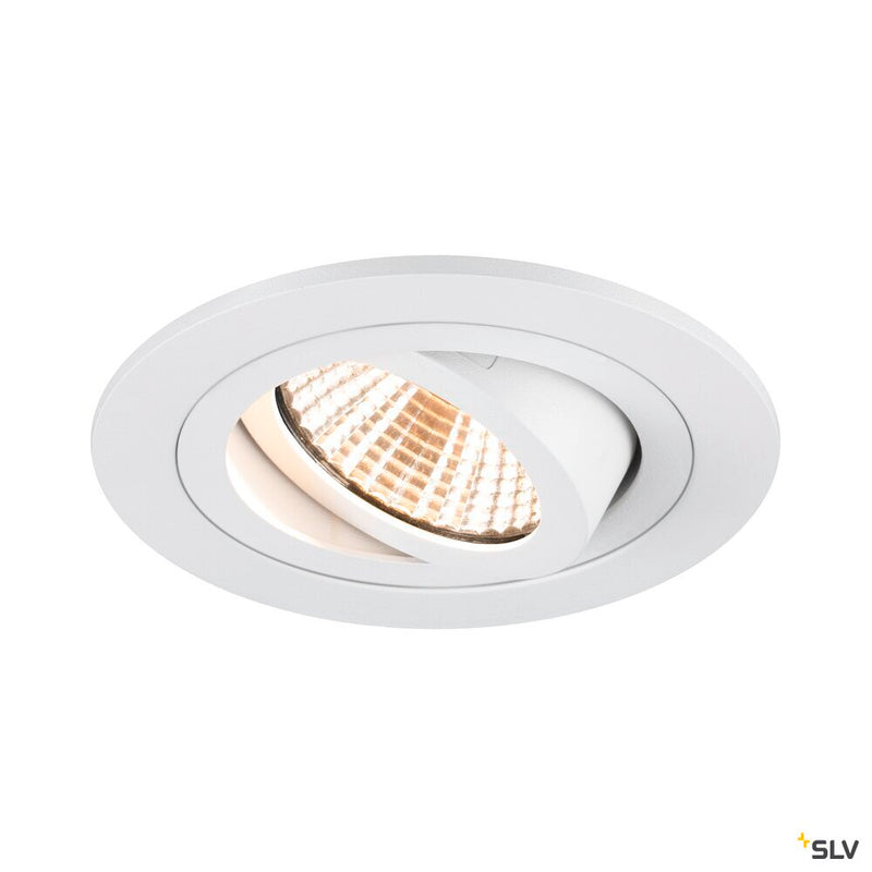SLV 1007401 NEW TRIA® 75, recessed ceiling light, 2700 K, 38°, IP 20, round, white