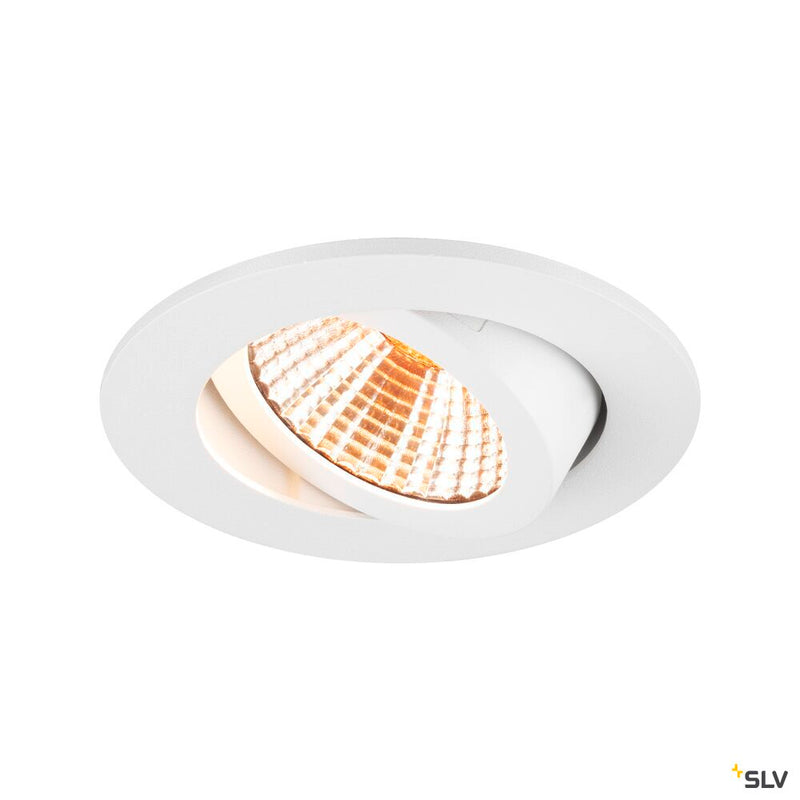 SLV 1007423 NEW TRIA® 68, recessed ceiling light, 1800-3000 K, 38°, IP 20, round, white