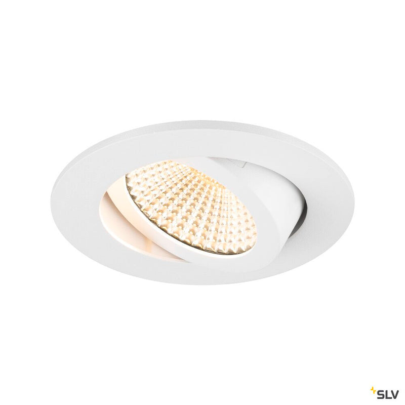 SLV 1007425 NEW TRIA® 68, recessed ceiling light, 1800-3000 K, 60°, IP 20, round, white
