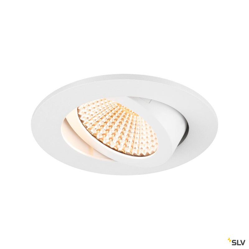 SLV 1007425 NEW TRIA® 68, recessed ceiling light, 1800-3000 K, 60°, IP 20, round, white