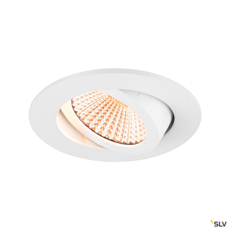 SLV 1007425 NEW TRIA® 68, recessed ceiling light, 1800-3000 K, 60°, IP 20, round, white