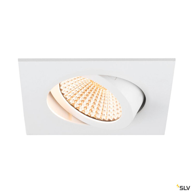 SLV 1007429 NEW TRIA® 68, recessed ceiling light, 1800-3000 K, 60°, IP 20, square, white