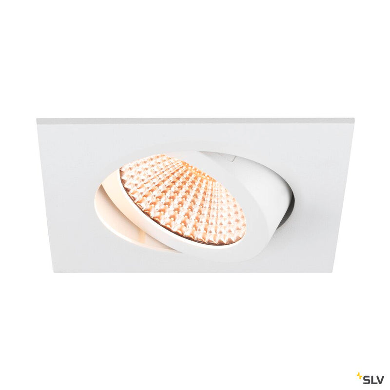 SLV 1007429 NEW TRIA® 68, recessed ceiling light, 1800-3000 K, 60°, IP 20, square, white