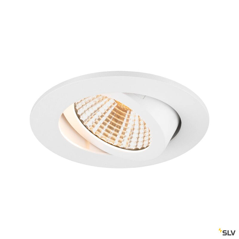 SLV 1007433 NEW TRIA® UNIVERSAL 68, recessed ceiling light, 2500/3000/4000 K, 38°, IP 20, round, white