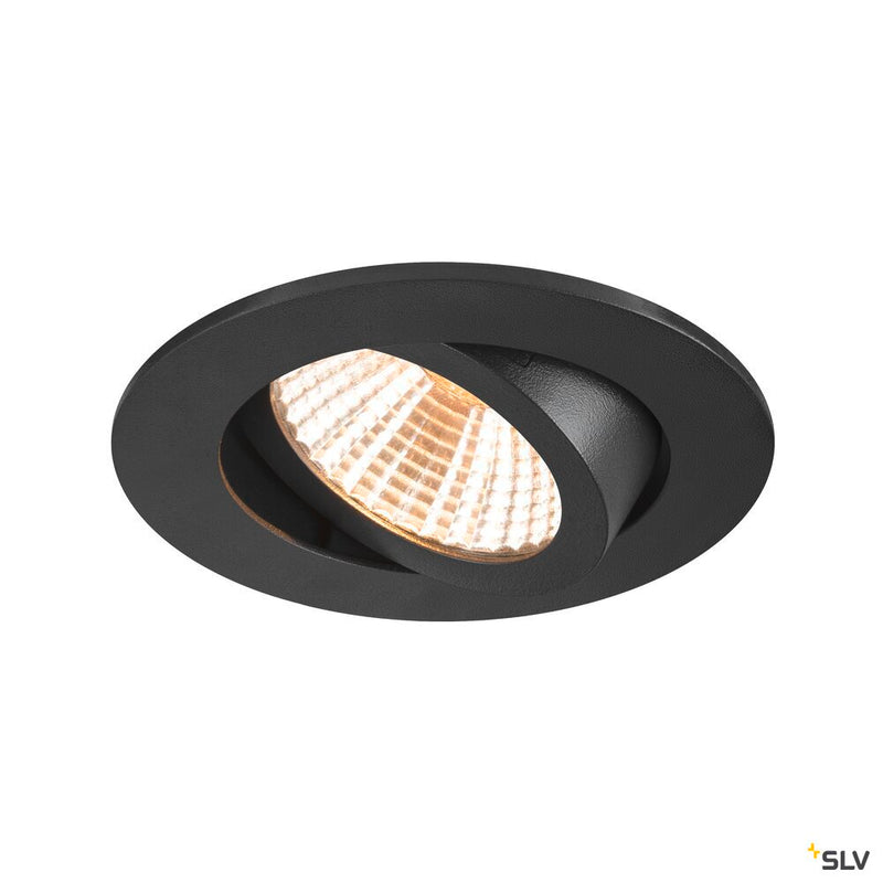 SLV 1007434 NEW TRIA® UNIVERSAL 68, recessed ceiling light, 2500/3000/4000 K, 38°, IP 20, round, black
