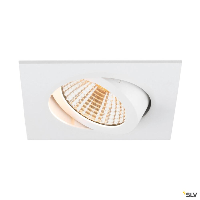 SLV 1007437 NEW TRIA® UNIVERSAL 68, recessed ceiling light, 2500/3000/4000 K, 38°, IP 20, square, white