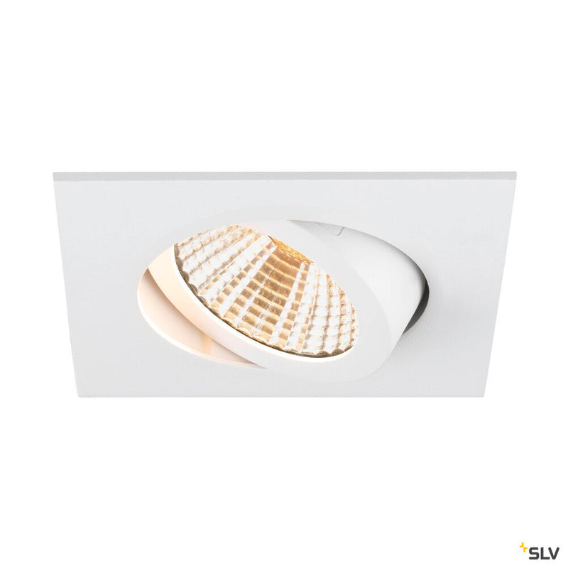 SLV 1007437 NEW TRIA® UNIVERSAL 68, recessed ceiling light, 2500/3000/4000 K, 38°, IP 20, square, white