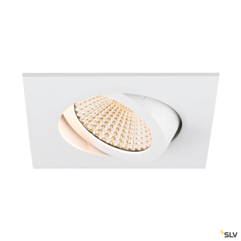 SLV 1007439 NEW TRIA® UNIVERSAL 68, recessed ceiling light, 2500/3000/4000 K, 60°, IP 20, square, white