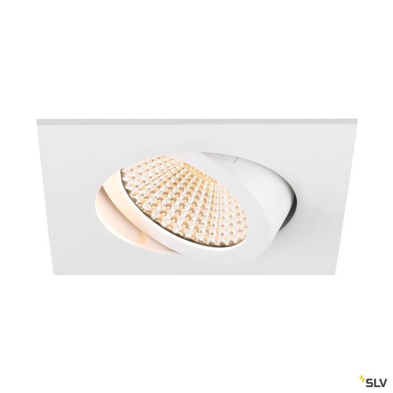 SLV 1007439 NEW TRIA® UNIVERSAL 68, recessed ceiling light, 2500/3000/4000 K, 60°, IP 20, square, white