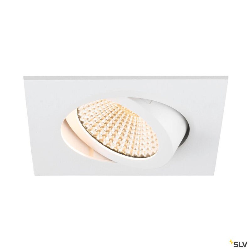 SLV 1007439 NEW TRIA® UNIVERSAL 68, recessed ceiling light, 2500/3000/4000 K, 60°, IP 20, square, white